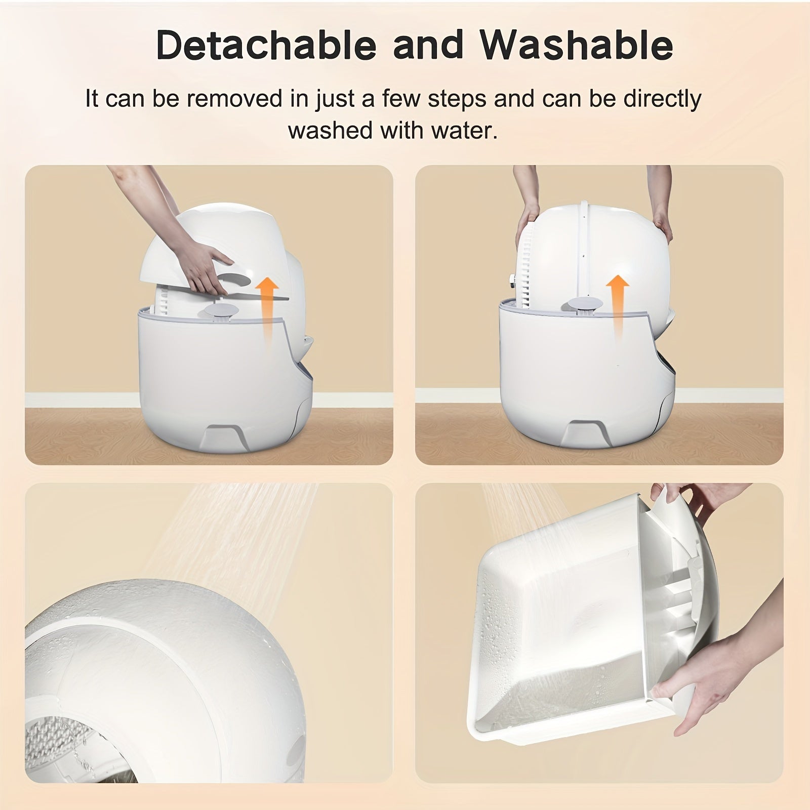 Automatic Self‑Cleaning Cat Litter Box | APP Control, Odor Removal & Safety Protection for Multi‑Cat Household with Garbage Bags